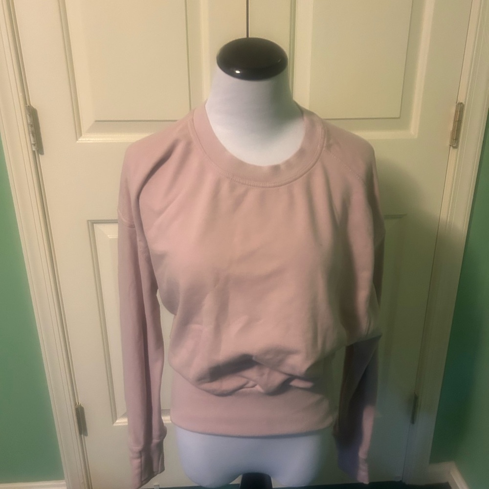 Athleta Blush Pink Long Sleeve Sweatshirt
